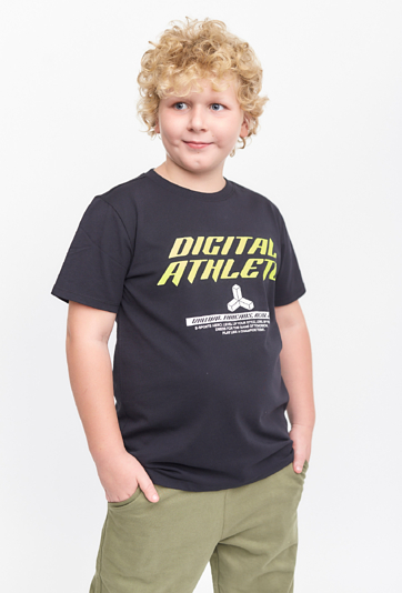 Bawełniany t-shirt z nadrukiem