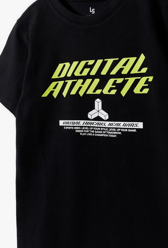 Bawełniany t-shirt z nadrukiem