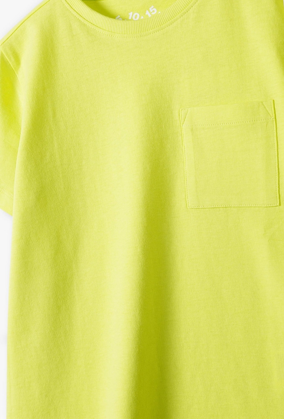 T-shirt chłopięcy z kieszonką