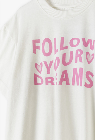 Piżama dziewczęca „Follow Your Dreams”