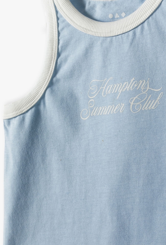 Niebieski top dziewczęcy - Limited Edition