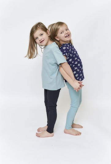 Dziewczęce legginsy prążkowane – 2-pak