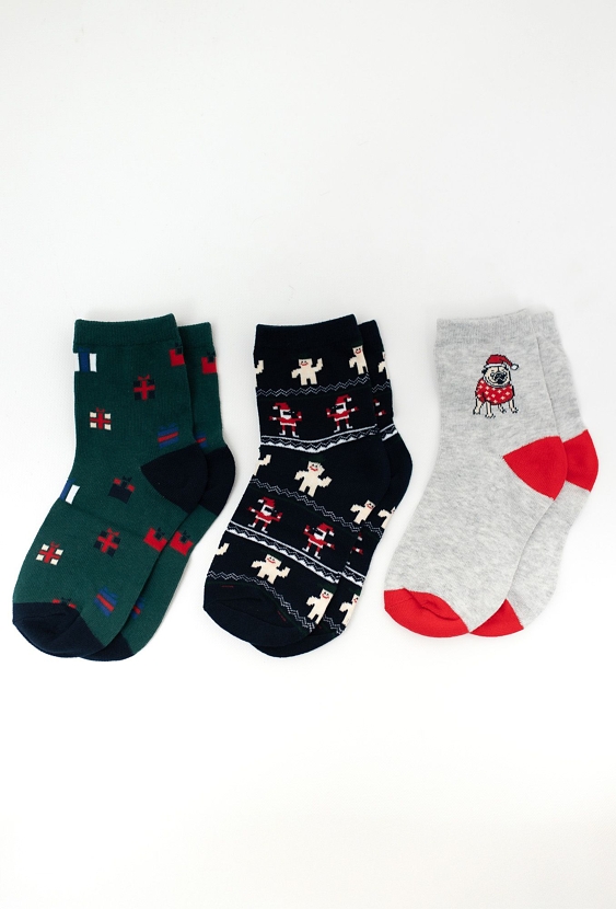 Skarpety chłopięce 3-pak 02V4708-ORIG