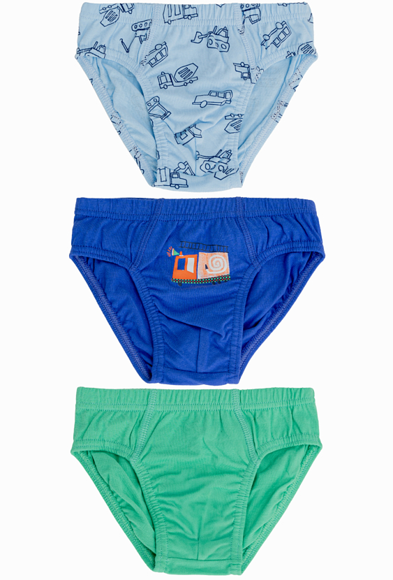 Slipy chłopięce 3-pak – kolorowe.