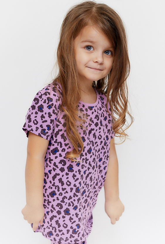Fioletowa koszulka w panterkę - Limited Edition