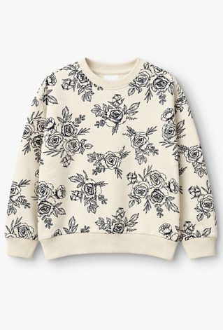 Bluza z kwiatowym wzorem