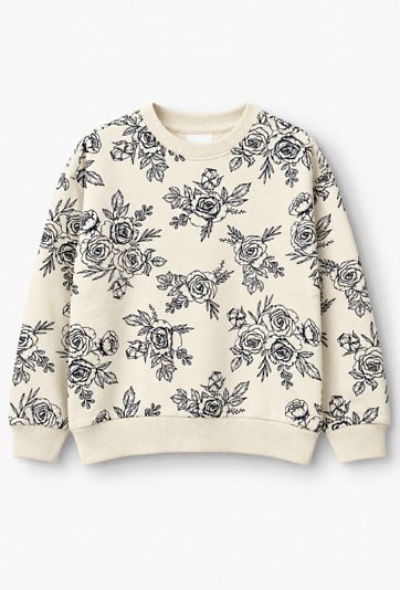 Bluza z kwiatowym wzorem