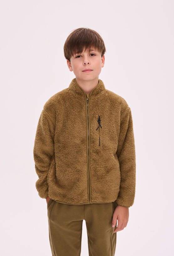 Bluza rozpinana chłopięca typu teddy