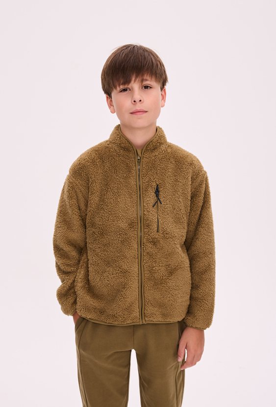 Bluza rozpinana chłopięca typu teddy