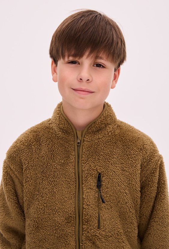 Bluza rozpinana chłopięca typu teddy