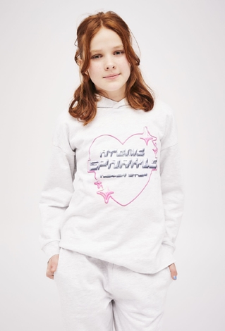 Nierozpinana bluza oversize z kapturem