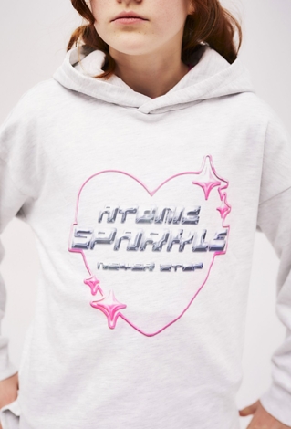 Nierozpinana bluza oversize z kapturem