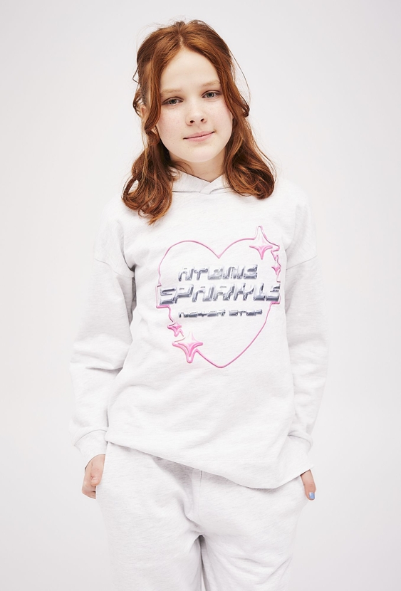 Nierozpinana bluza oversize z kapturem