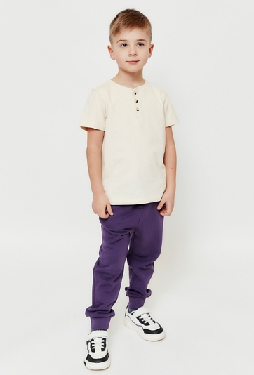 Chłopięce spodnie dresowe - fioletowe - limited edition