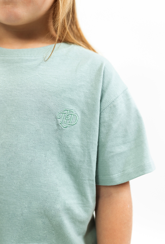 Gładki t-shirt dziewczęcy