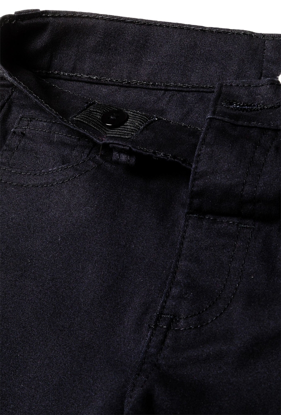 Czarne klasyczne spodnie dla chłopca - slim - Lincoln&Sharks