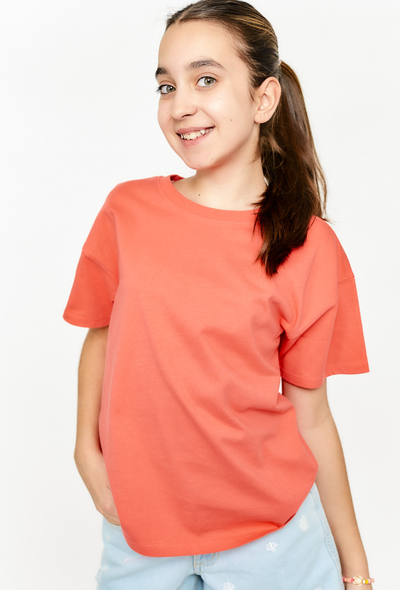 Dziewczęcy t-shirt oversize