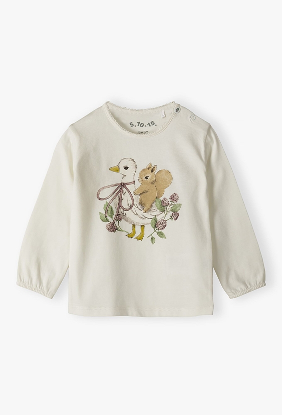 Bluzka z długim rękawem dla niemowlaka - 5.10.15.