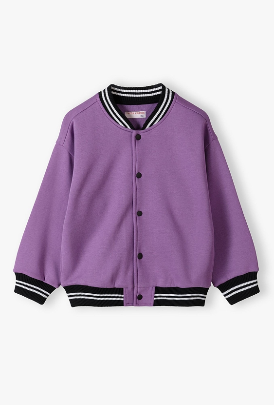 Fioletowa bluza bomber - Lincoln&Sharks