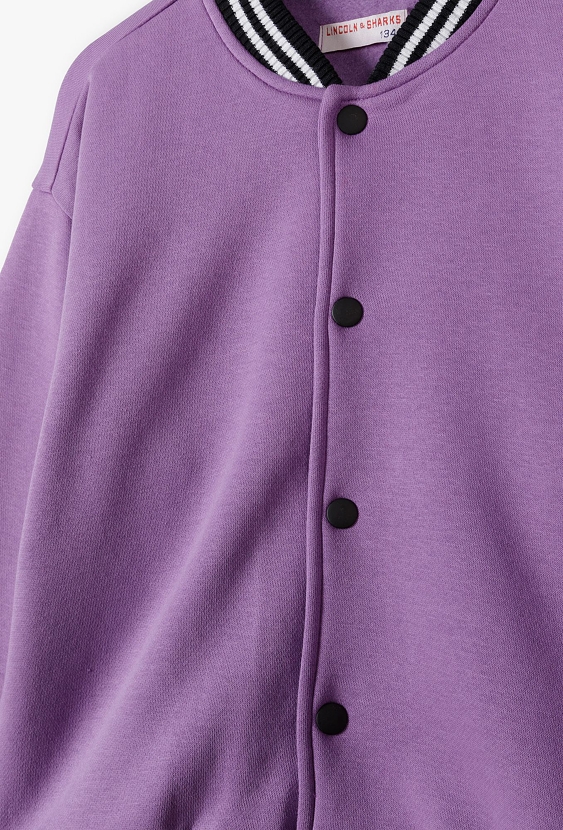 Fioletowa bluza bomber - Lincoln&Sharks