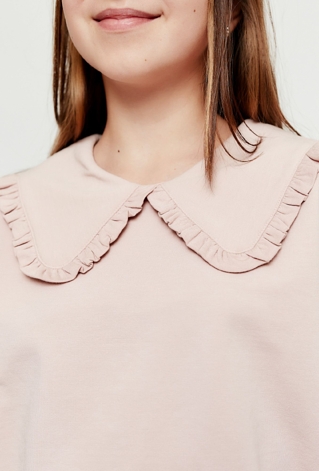 Bluza z ozdobnym kołnierzem