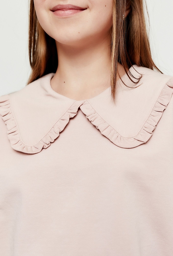 Bluza z ozdobnym kołnierzem