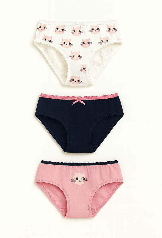 3-pak majtek dla dziewczynki