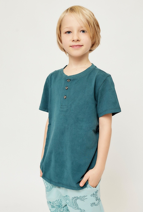 Zielona koszulka dla chłopca