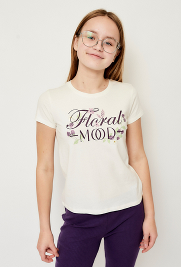 Koszulka dla dziewczynki w kwiaty - 5.10.15.