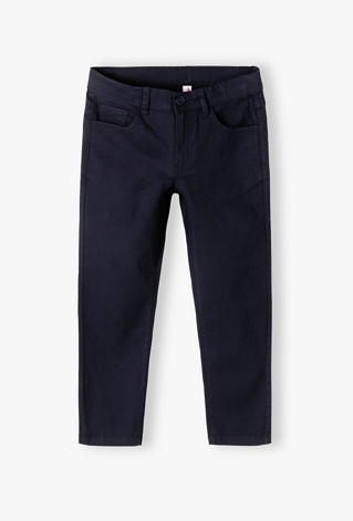 Granatowe spodnie dla chłopca - regular - Lincoln&Sharks