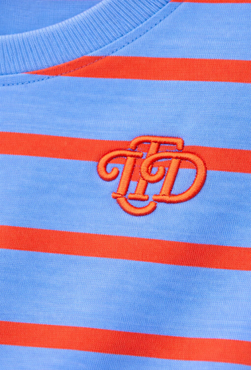 T-shirt w paski dla małego chłopca