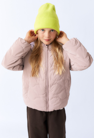 Kurtka ocieplana dziewczęca - pikowana