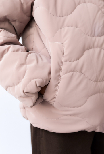 Kurtka ocieplana dziewczęca - pikowana