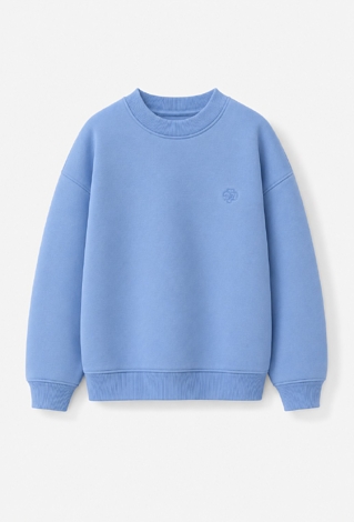 Niebieska bluza chłopięca - oversize