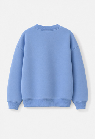 Niebieska bluza chłopięca - oversize