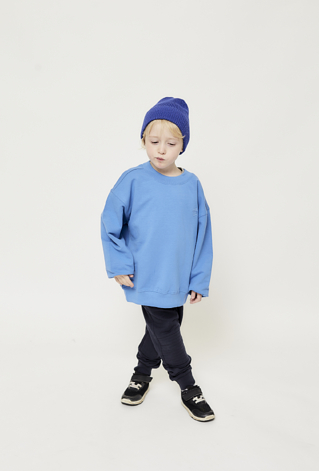 Niebieska bluza chłopięca - oversize