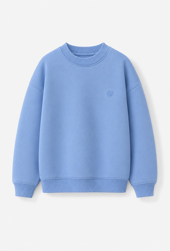 Niebieska bluza chłopięca - oversize