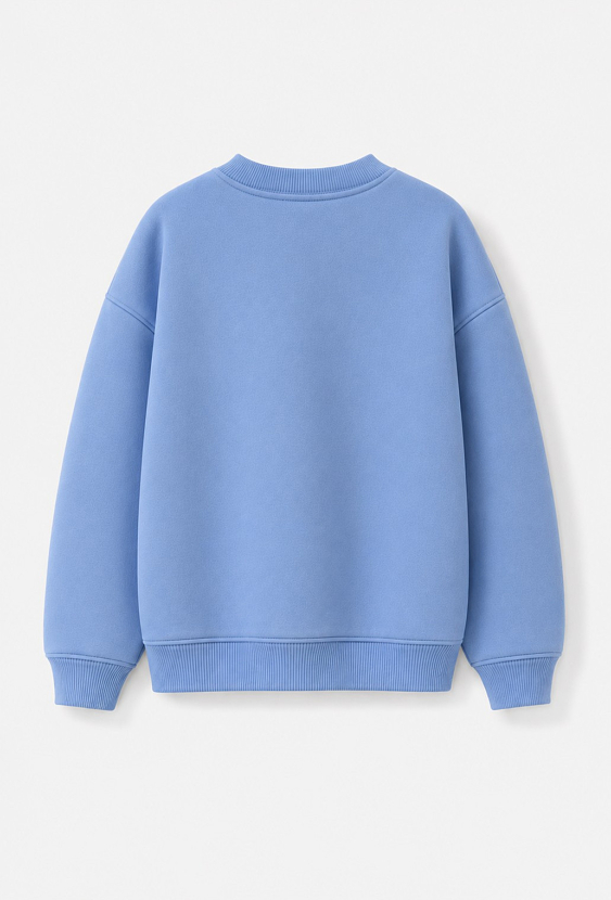 Niebieska bluza chłopięca - oversize