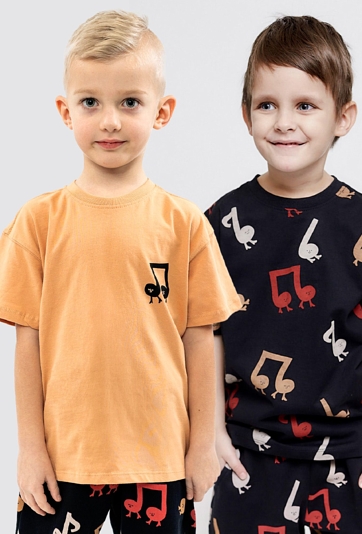 T-shirt 2-pak z nadrukiem nutek