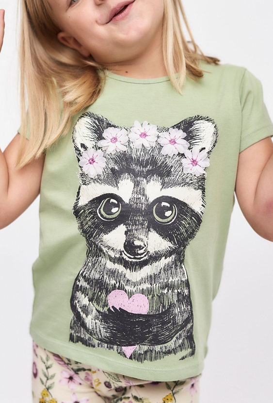 Koszulka z kotkiem dla dziewczynki - 5.10.15.