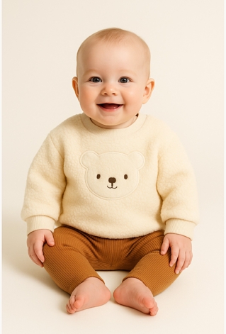 Komplet chłopięcy z misiem