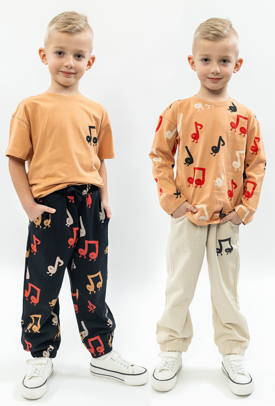 Chłopięce spodnie dresowe regular  - 2-pak