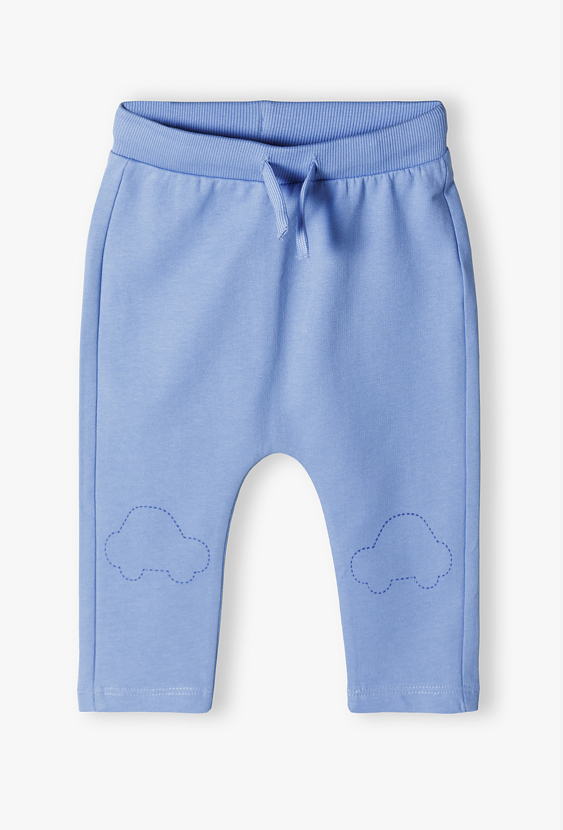Spodnie dresowe niemowlęce z przeszyciami