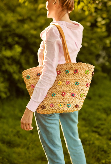 Koszyk Nobo w kwiaty