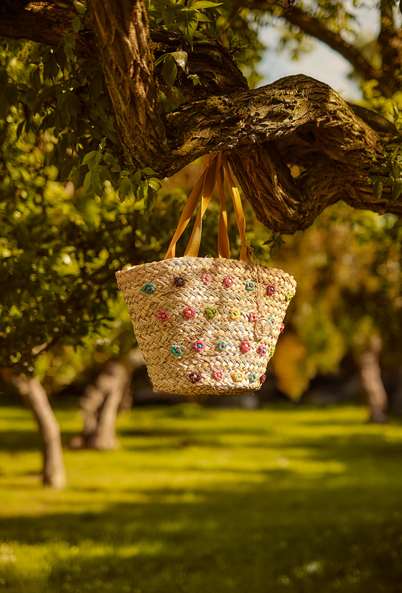 Koszyk Nobo w kwiaty