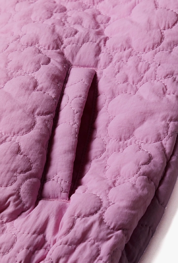 Różowy pikowany bezrękawnik dla dziewczynki - 5.10.15.