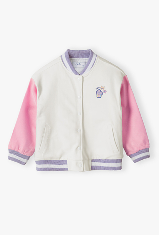 Bluza pikowana dziewczęca - bomberka  - 5.10.15.