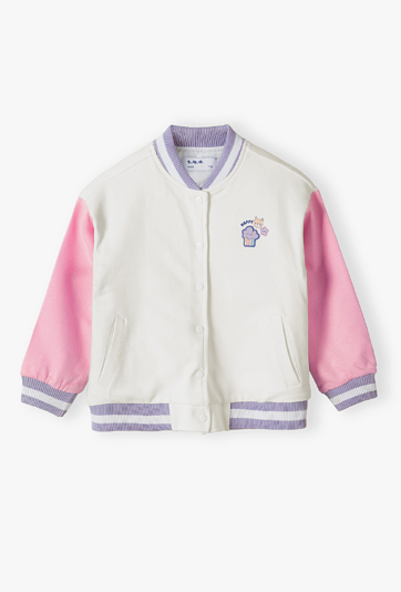 Bluza pikowana dziewczęca - bomberka  - 5.10.15.