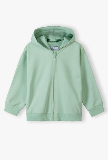 Bluza dresowa z kapturem - pastelowa zieleń - 5.10.15.
