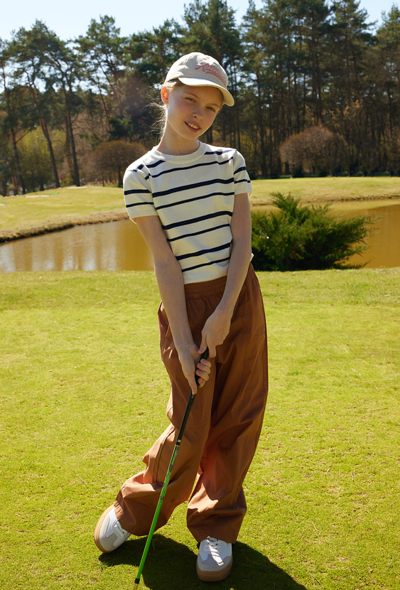 Dziewczęce spodnie wide leg